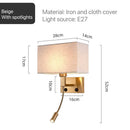 Wall Lamps Wabi-sabi Modern LED Chandeliers for Home Decoration Study Villa Hotel Bedside by Ljojo