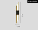 LED Copper Line Pipe Wall Sconce for Bedroom & Living Room by Ljojo