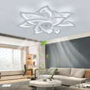 Ljojo Luxury Lotus Ceiling Fan Light 6-speed Remote Control Bedroom Fan