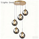 Italian Designer Glass Ball Led Ceiling Lamp - Modern Indoor Lighting by Ljojo