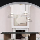 Nordic Glass Led Chandelier Modern Designer Double Balls Pendant Light by Ljojo for Living Room Dining Room