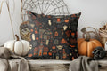 Cute Ghosts & Pumpkins Halloween Pillow Cover by Ljojo - Sofa, Bedroom, Car