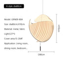 Nordic Wabi Sabi Fabric Pendant Chandelier - Modern Lighting by Ljojo