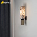 Ljojo Marble Wall Lamp: Luxury E27 Lights 15.7" for Living Room, Bedroom & Corridor