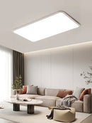 Ljojo Minimalist LED Ceiling Light: White Rectangle Bedroom & Living Room Lamp