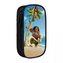 Ljojo Moana Kids Cartoon Pencil Case: Large Capacity, Office Supplies, Amazing Gift