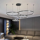 Ljojo LED Ring Pendant Light Chandeliers for Modern Home Decor