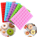 Ljojo 48 Hole Chocolate Donut Silicone Mold Pastry Decorating Tools
