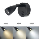 Ljojo 12V 24V LED Reading Light with USB Port and Switch - Boat Yacht RV Interior