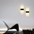 LED Touch Sensor Wall Lamp Black Modern Nordic Bedroom Living Room Sconce by Ljojo