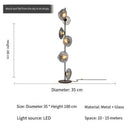 Ljojo Luxury Glass Floor Lamp for Elegant Living Space