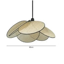 Ljojo Lotus Leaf Bamboo Weaving Chandelier Zen Tea Room Japanese Restaurant Lamp