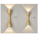 Ljojo LED Wall Lamp 6W 12W IP65 Waterproof Indoor Outdoor Light Fixture