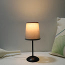 Fabric Table Lamp Warm Light LED Modern Minimalist Home Decor Ljojo Aesthetically Pleasing Lighting