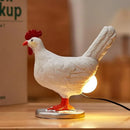 Funny Easter Chicken Night Light Lamp Decorative Simulated Animal Home Decor Ljojo