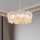 Ljojo Luxury Lotus Leaf Glass Chandelier LED Light Fixture