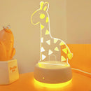 3D Cute Giraffe Night Light - Decorative USB Ambient Light for Birthday and Christmas by Ljojo