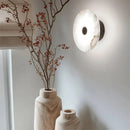 Marble LED Wall Light Natural Stone Sconce for Living Room by Ljojo
