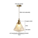 Ljojo Luxury Ceramic LED Pendant Lamp in Antique Brass Iron Finish
