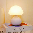 Dimmable Mushroom LED Table Lamp USB Powered | Modern Minimalist Home Desktop Lighting by Ljojo