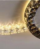 Ljojo Light Luxury Crystal Ceiling Chandelier for Living Room and Bedroom