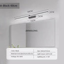 Ljojo LED Wall Lamp 40/80/100cm Modern Mirror Decor Lighting Strip for Bathroom Kitchen