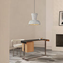 Japanese Resin LED Pendant Light Wabi-sabi Cylindrical Chandelier for Home Decoration by Ljojo