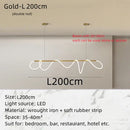 Ljojo LED Tube Ceiling Chandelier Pendant Light for Dining & Living Room