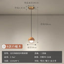 Modern LED Wood Glass Pendant Light for Bedroom, Restaurant, Bar - Ljojo