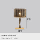 Crystal Bar Table Lamp Luxury Dimmable Desk Light for Home Office Hotel - Ljojo