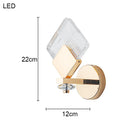 Ljojo Modern Acrylic Wall Lamp - Bedroom, Living Room, Corridor Lighting Luxe Decor