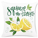Ljojo Lemon Fruit Series Cushion Cover 45x45cm Home Decorative Pillowcase