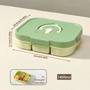 Ljojo Refrigerator Fresh-keeping Box 3/4/6 Grids Onion Garlic Pepper Storage Organizer