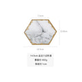 Ljojo Marble Coaster Set for Table Decoration