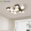 Ljojo Minimalist Bauhaus 3D LED Ceiling Lights for Living Room Decoration Chandelier