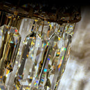 Modern Crystal Round Dining Room Pendant Light Fixture Luxury Indoor Lighting Gold/Chrome LED Bedroom - Ljojo