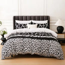 Geometric Boho Duvet Set + Pillowcase, 2/3pc Polyester Bedding, Single King Size, Ljojo Brand