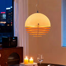 Nordic Simple Orange Sunset Glass Dining Room Pendant Lights by Ljojo - Creative Study Decor Hanging Lamps