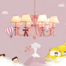 Pink Cradle Shaped LED Pendant Light Chandelier for Children's Bedroom by Ljojo