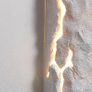 Art Deco LED Wall Light White Gray Red Resin 3 Atmosphere Lamp for Ljojo - Foyer Bedroom Dining Room