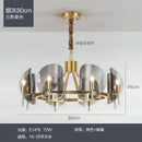 Modern Glass Chandelier Dining Table Bedroom Light Luxury Living Room Ljojo Ljojo Ashtray Atmospheric