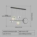 Ljojo Luxury Butterfly Gypsophila LED Chandelier Pendant Light Modern Decor Dining Bedroom Living Room