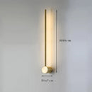 Ljojo Fumi Contemporary Long Strip Wall Lamp LED Indoor Light for Living Room Bedroom