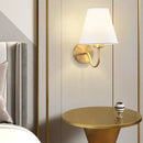 Nordic Fabric Lampshade Wall Lamp E27 LED - Modern Bedroom & Dining Room Lighting by Ljojo
