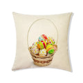 Easter Rabbit Eggs Design Linen Pillowcase - Ljojo Brings Spring Joy