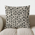 Ljojo Modern Abstract Black & White Throw Pillow Cover for Sofa, Bedroom, Car