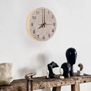 Ljojo LED Wall Sconce Stone Clock Light for Home Decor