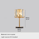 Crystal Bar Table Lamp Luxury Dimmable Desk Light for Home Office Hotel - Ljojo