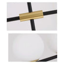 Ljojo Modern Glass Ball Pendant Light LED Chandelier Stylish Nordic Dining Room Decor