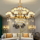 Crystal Chandelier Pendant Lamp for Living Room Home Decoration Luxury Romantic Dining Bedroom Ljojo